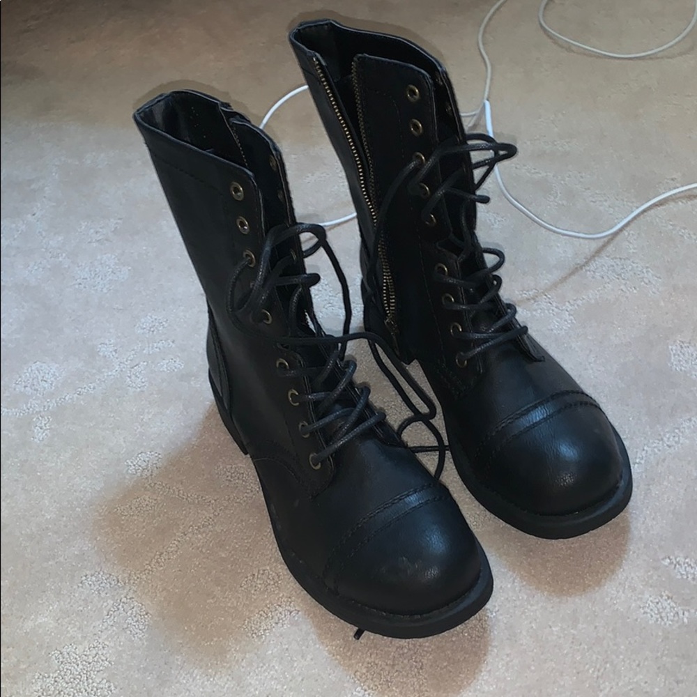Black Combat Boots